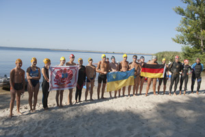 17. August 2013, 5. Internationalen Dnepr-Schwimmen in der UKRAINE