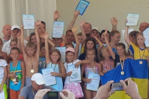 09. August 2014, 6. Internationalen Dnepr-Schwimmen in der UKRAINE