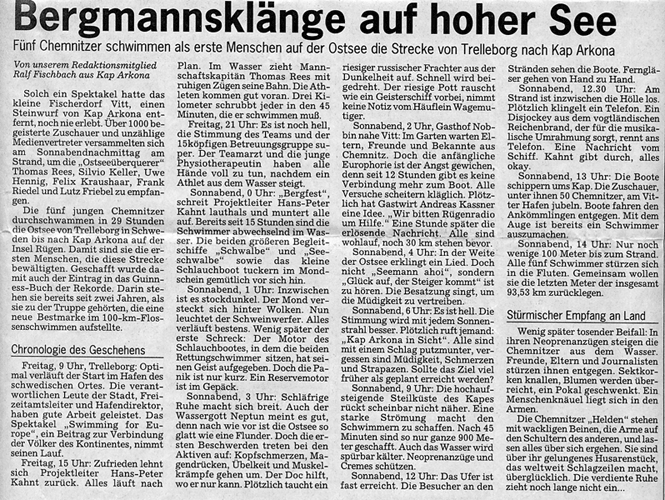 Freie Presse 25.Juli 1994